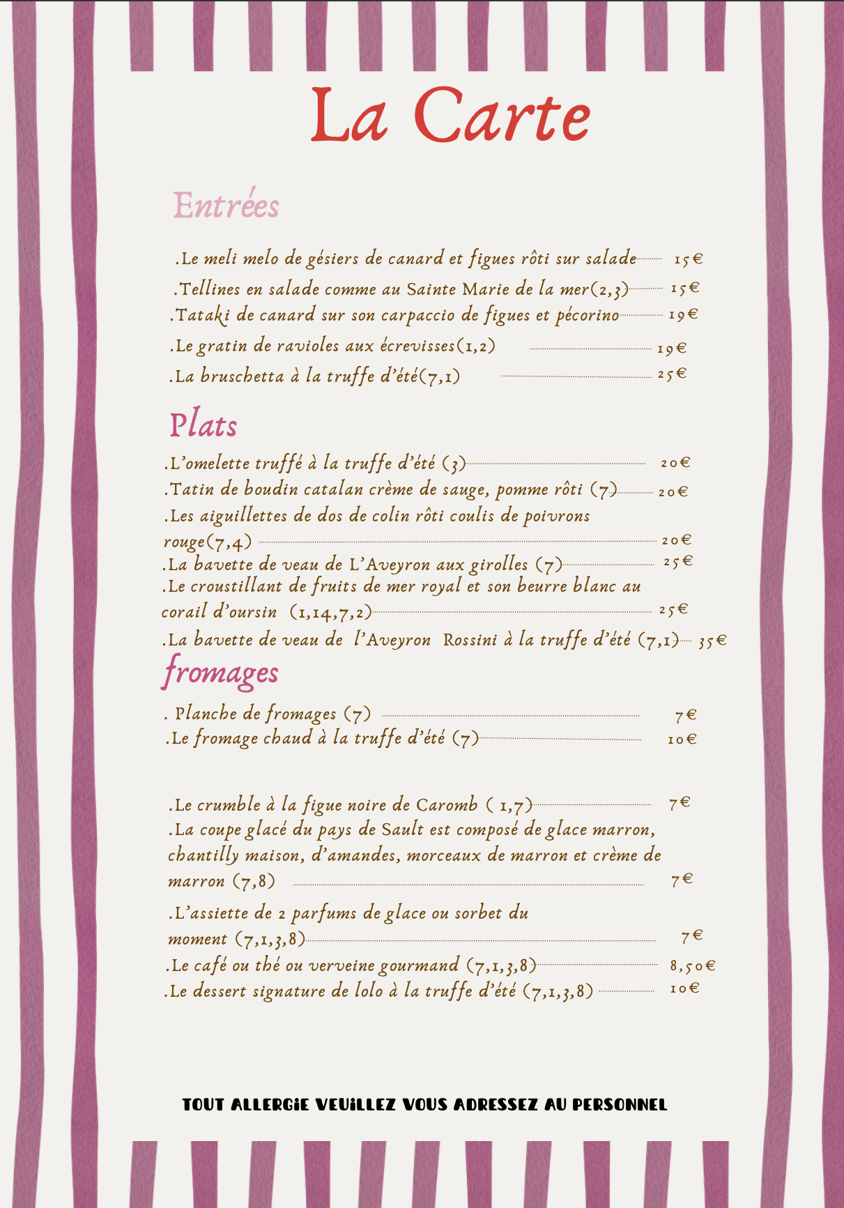 La Carte
